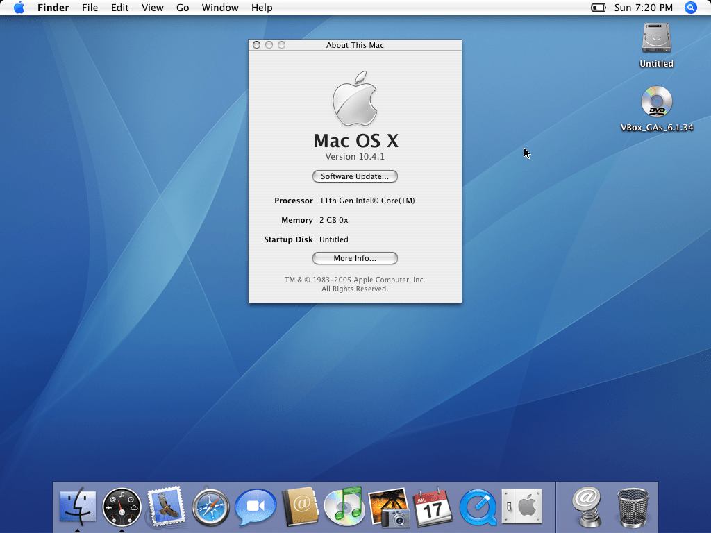 Mac OS X 10.4 (Tiger) 